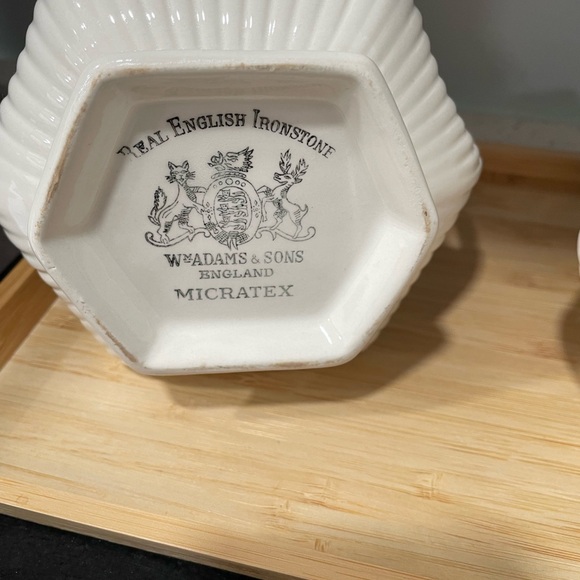 Real English Ironstone pitcher/creamer set micratex - Picture 5 of 7